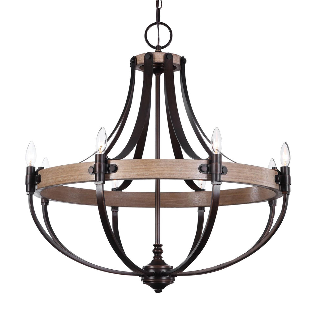 Uttermost Kalizma Home Dubois 32 Inch 8 Light Chandelier Cp407747