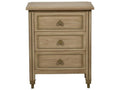 Reflection 3-Drawer Nightstand in Latte Bleached Mahogany