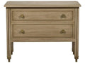 Reflection 2-Drawer Nightstand in Latte Bleached Mahogany