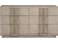 Axis 6-Drawer Double Dresser in Pebble Path Ash Wood