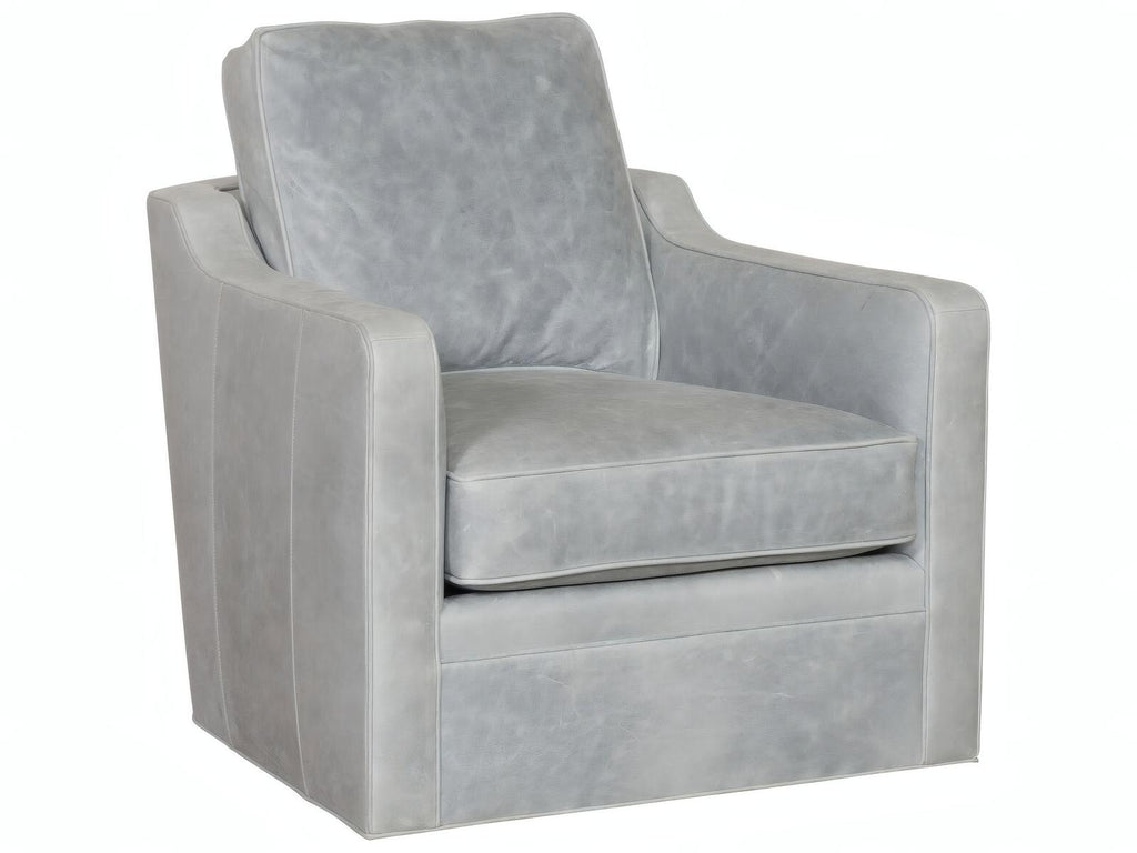 American Bungalow Stanton Barrel Back Swivel Chair