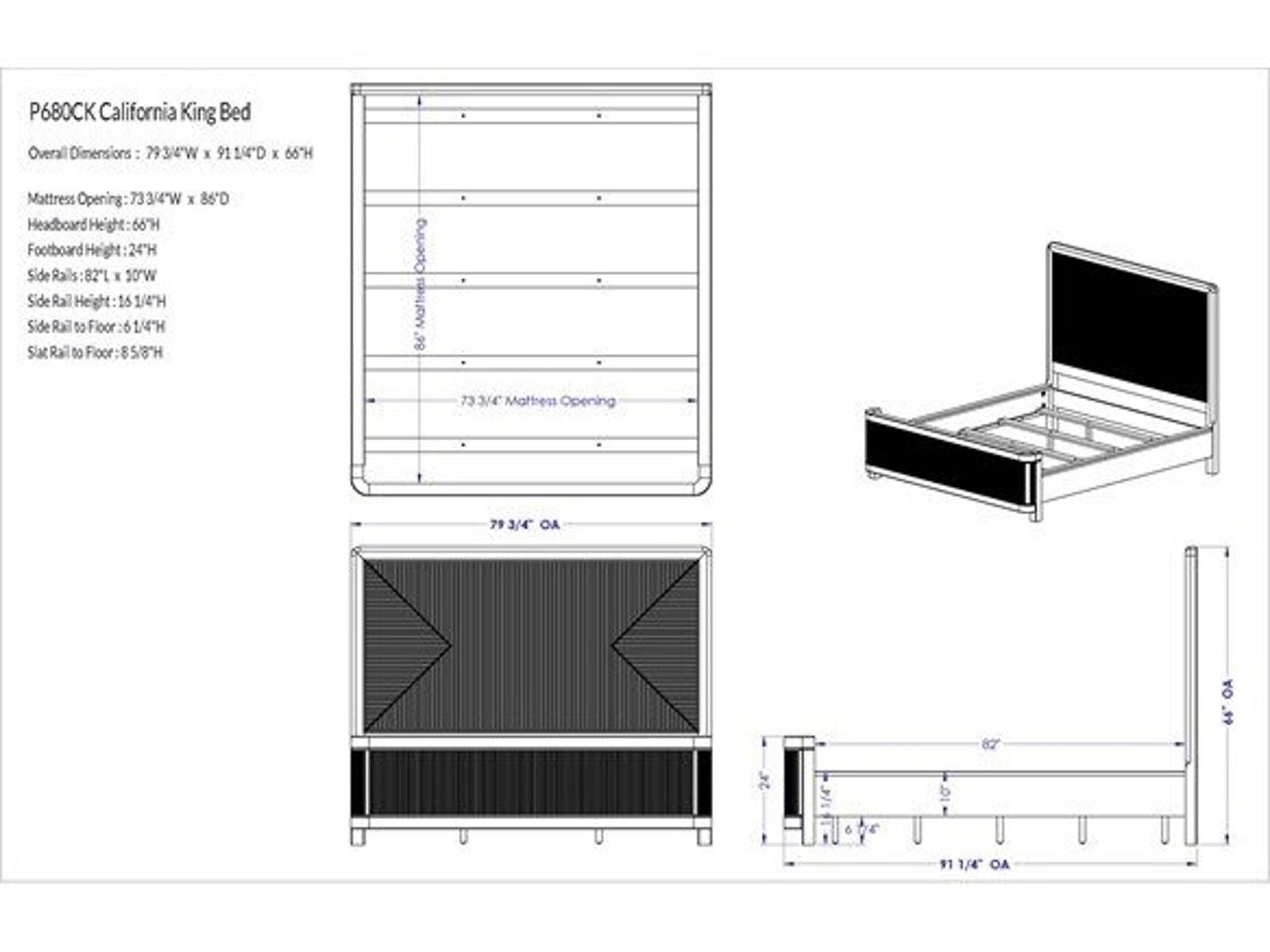 Form Natural Oak Wood King Platform Bed