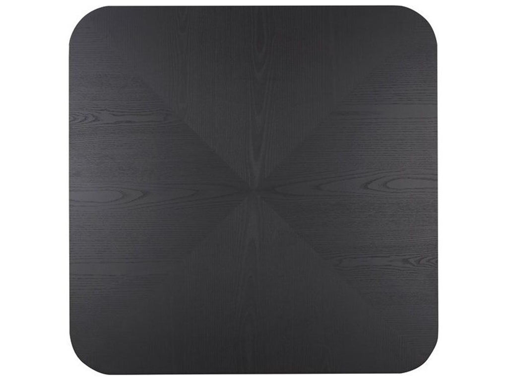 Brixley Square Wood Coffee Table in Film Noir