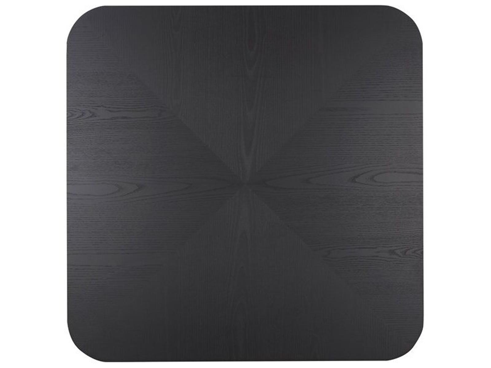 Brixley Square Wood Coffee Table in Film Noir