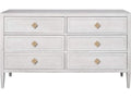 Walt 6-Drawer Oak Double Dresser in Casa Blanca
