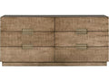 Splendor 6-Drawer Double Dresser in Mocha