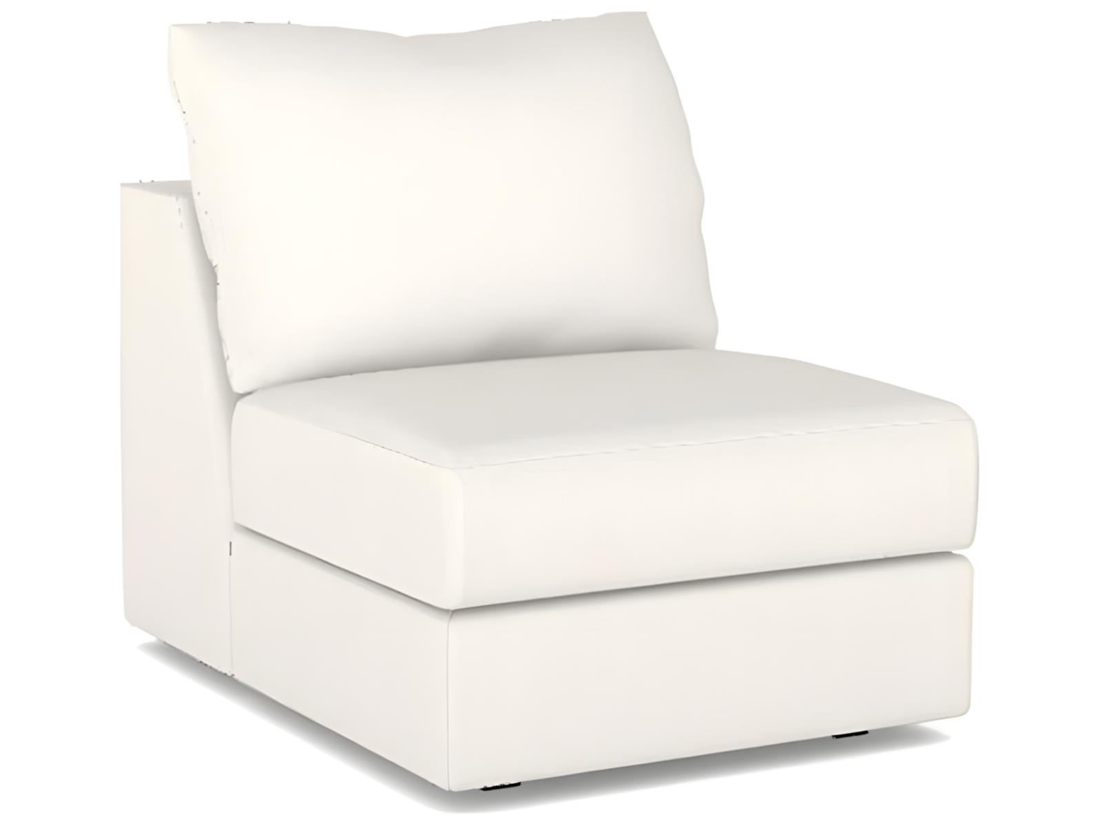 Ease White Upholstered Sectional Sofa