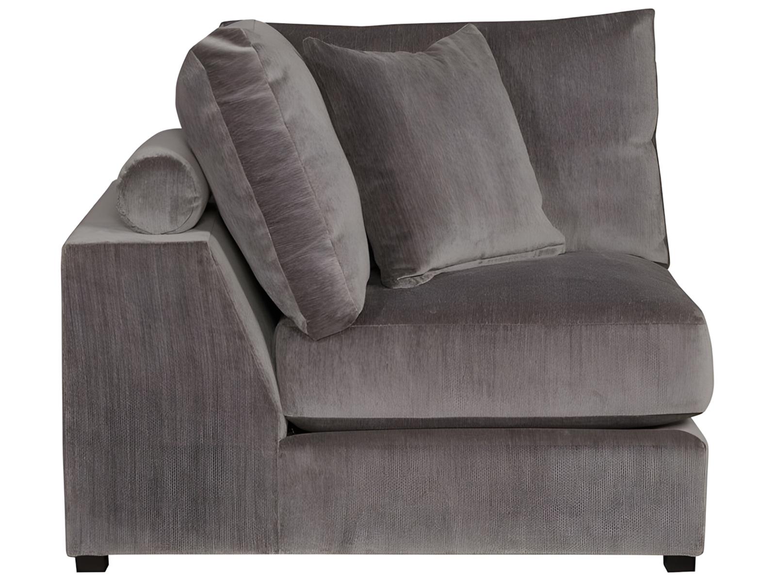 Ease Gray Upholstered Sectional Sofa