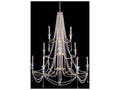 Varaluz Barcelona 3-Tier 12-Light Crystal Chandelier Transcend Silver