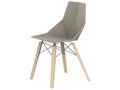 Faz Wood Beech Beige Side Dining Chair Set of 4
