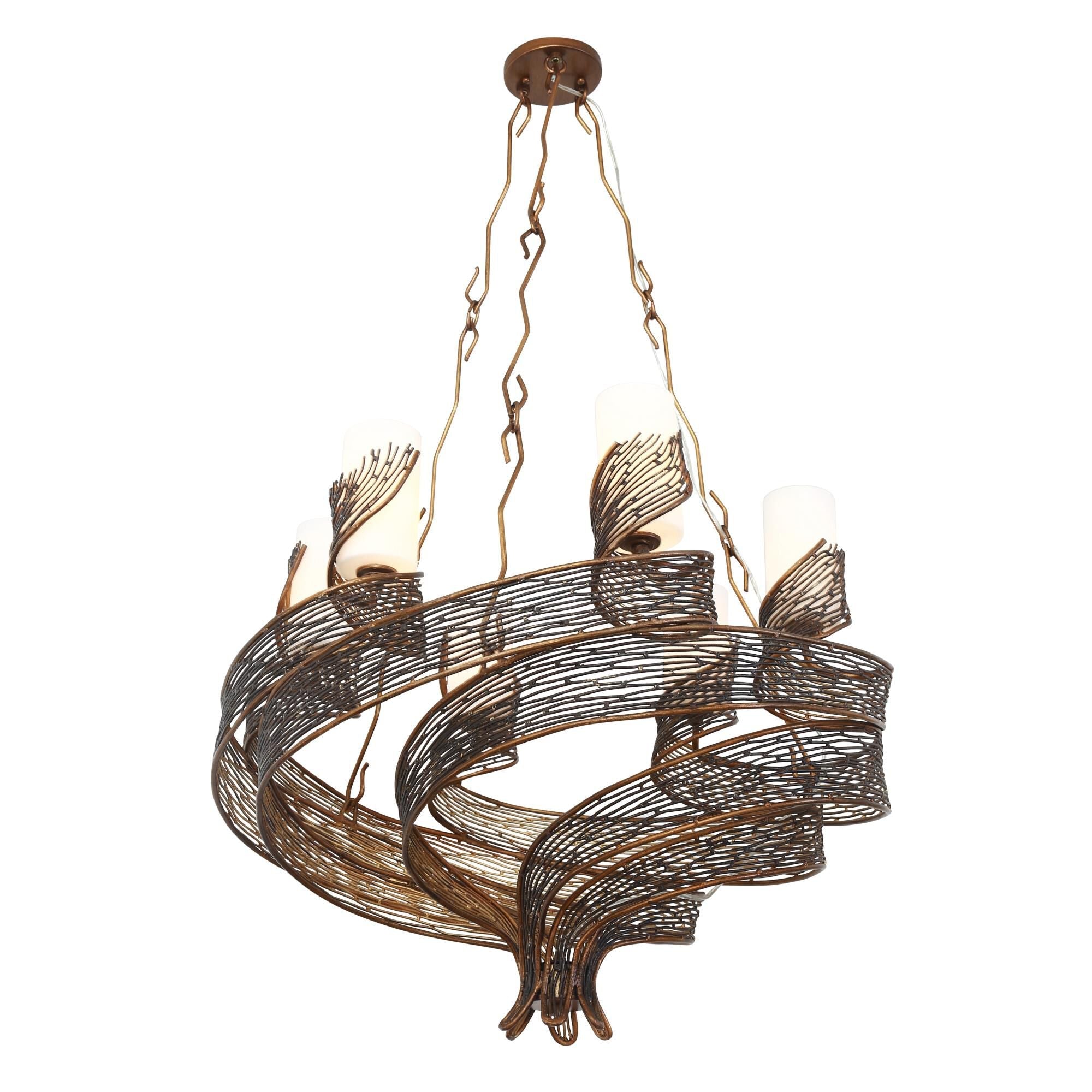 Varaluz Flow 29 Inch 6 Light Chandelier Cp37972