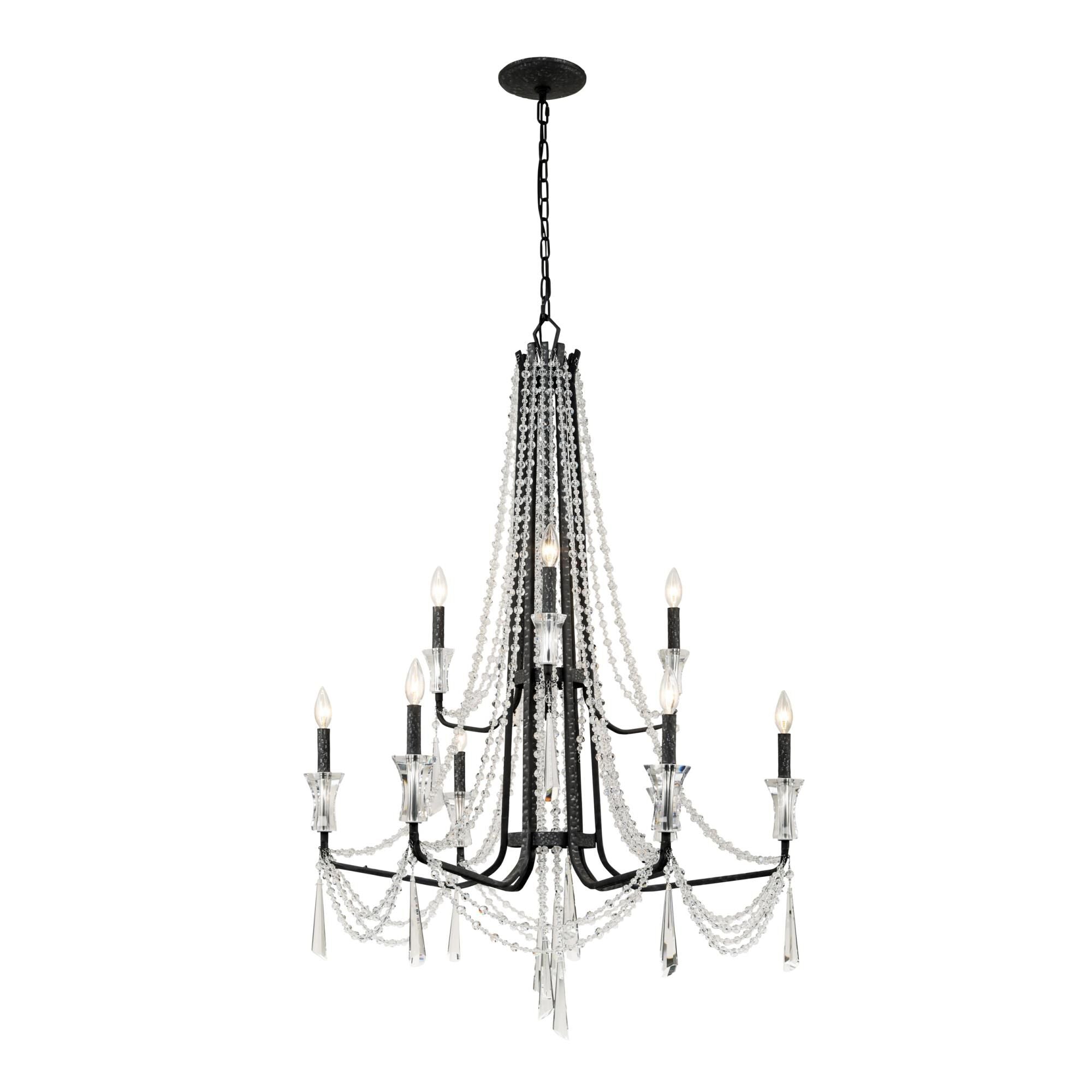 Varaluz Barcelona 34 Inch 9 Light Chandelier Cp41892