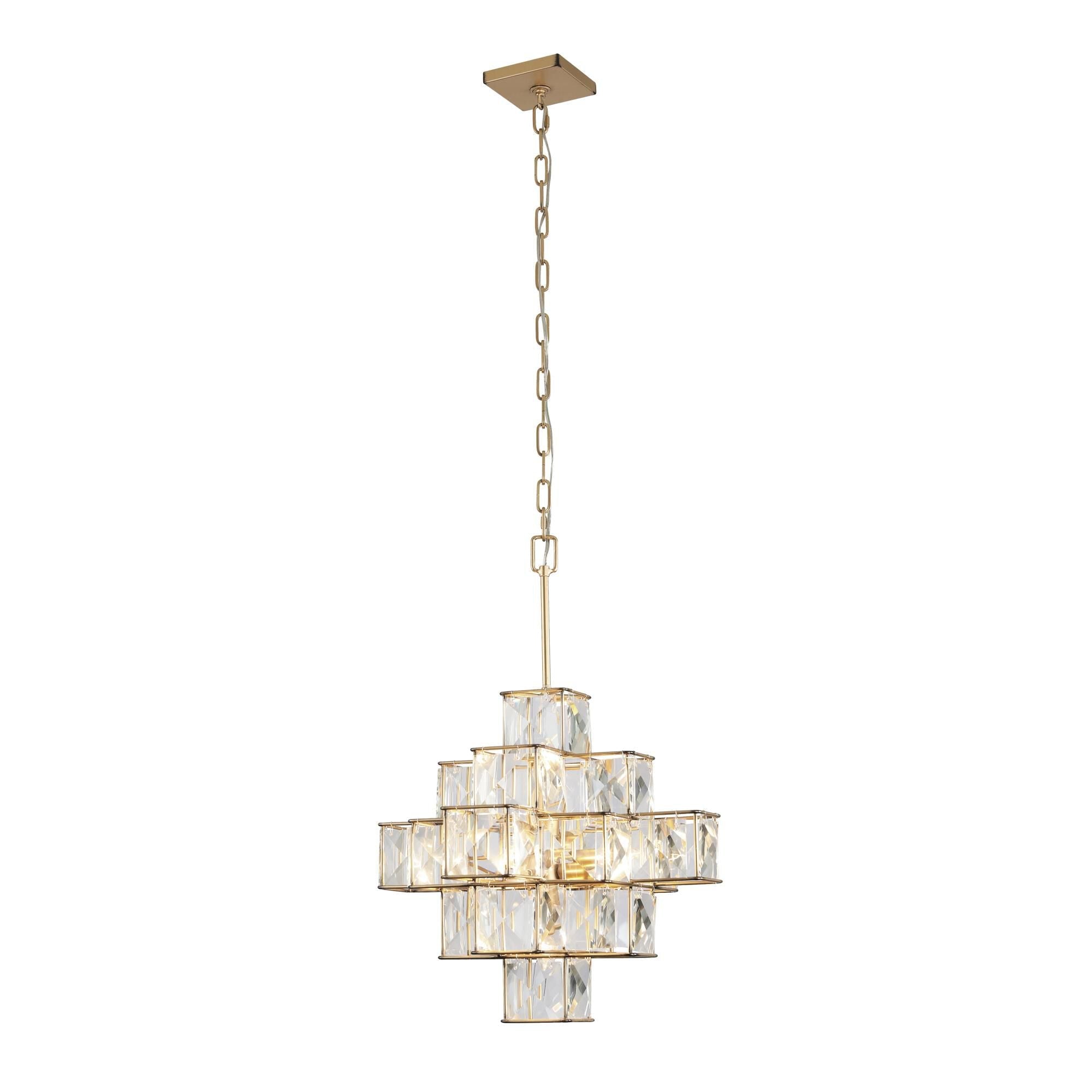 Varaluz Cubic 6 Light Chandelier Cp380487
