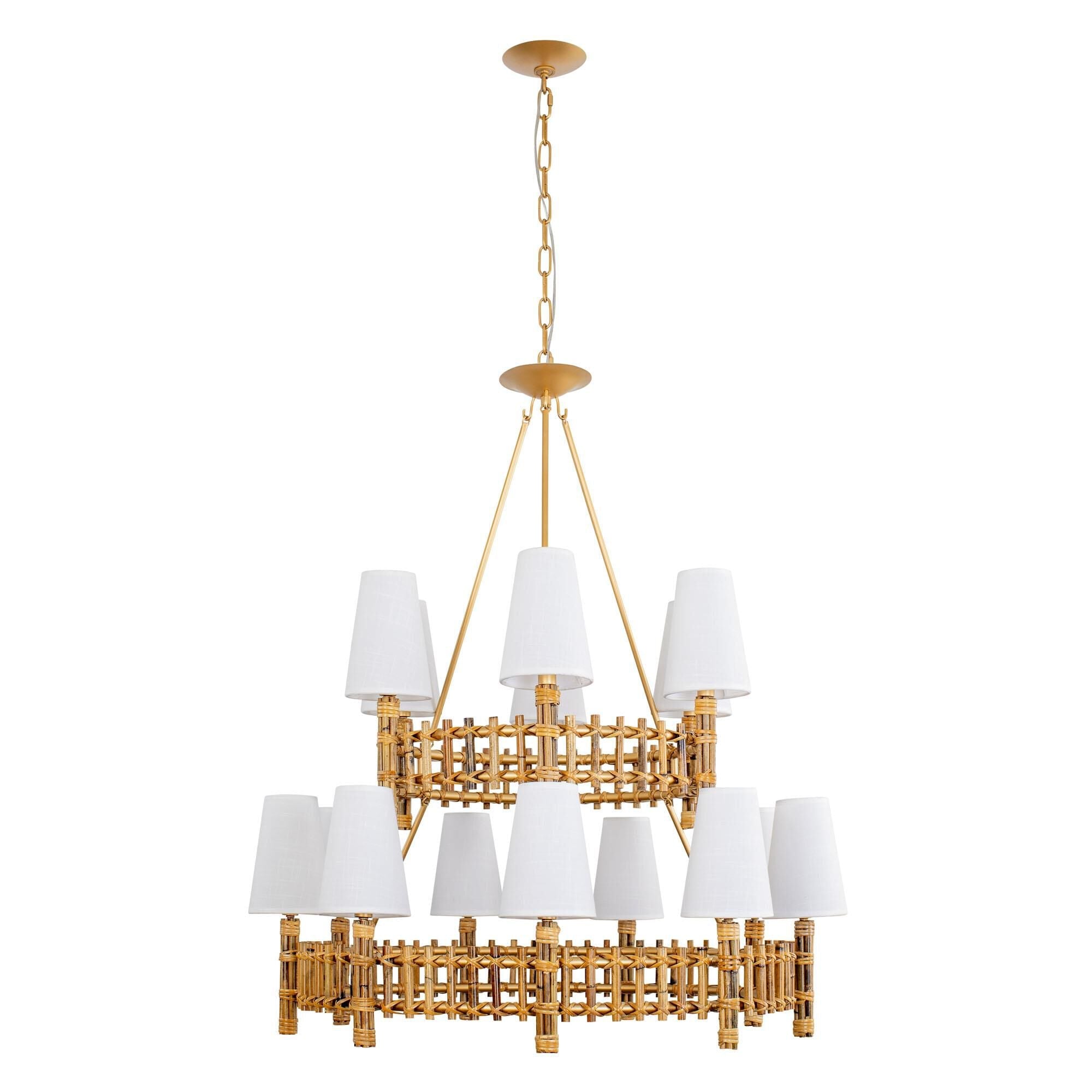 Varaluz Nevis 36 Inch 15 Light Led Chandelier Cp757035