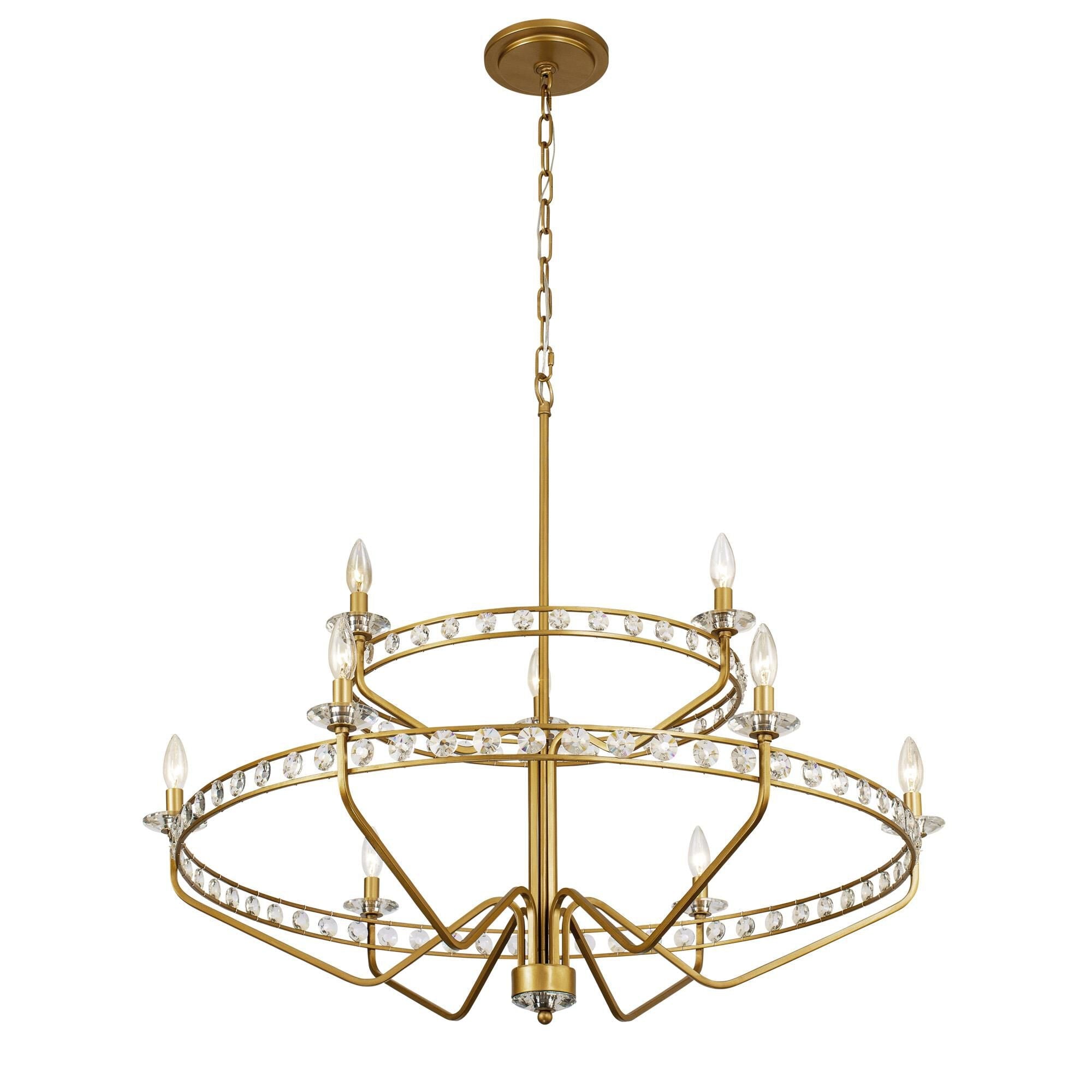 Varaluz Monroe 40 Inch 9 Light Chandelier Cp749240
