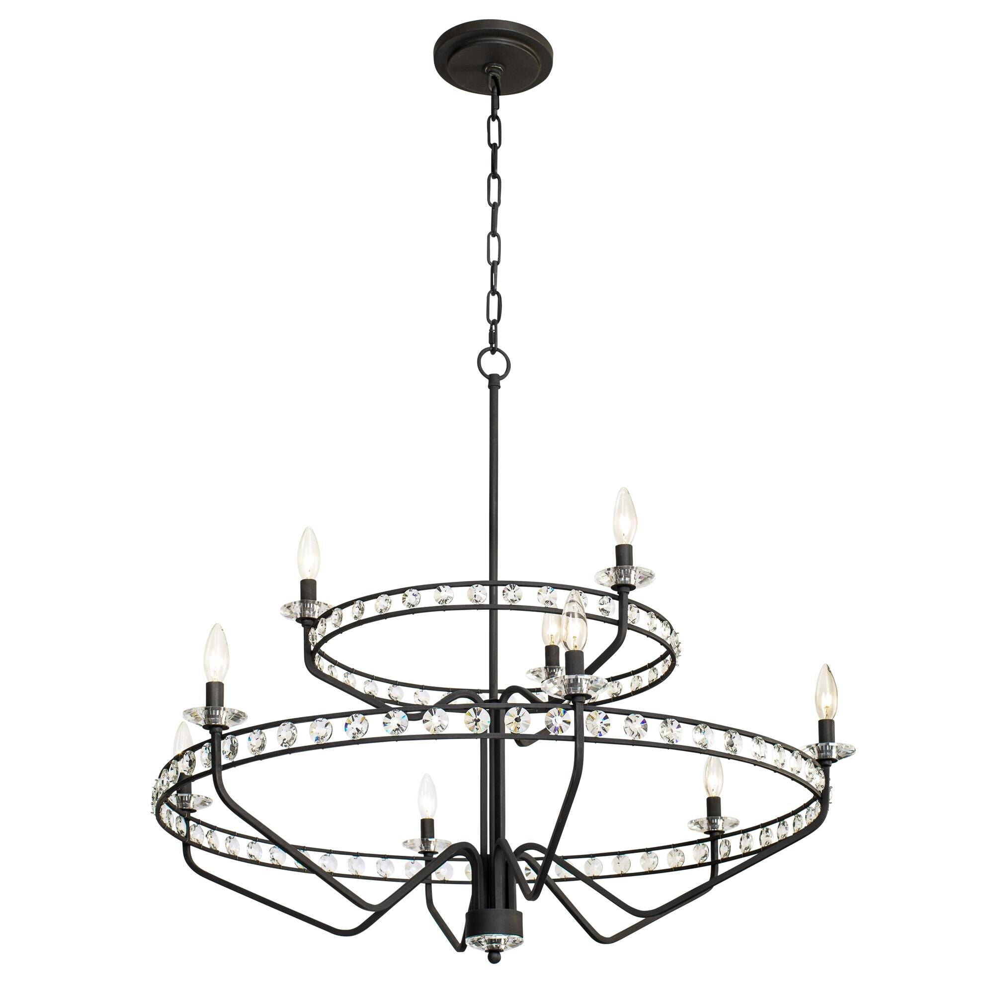 Varaluz Monroe 40 Inch 9 Light Chandelier Cp749240