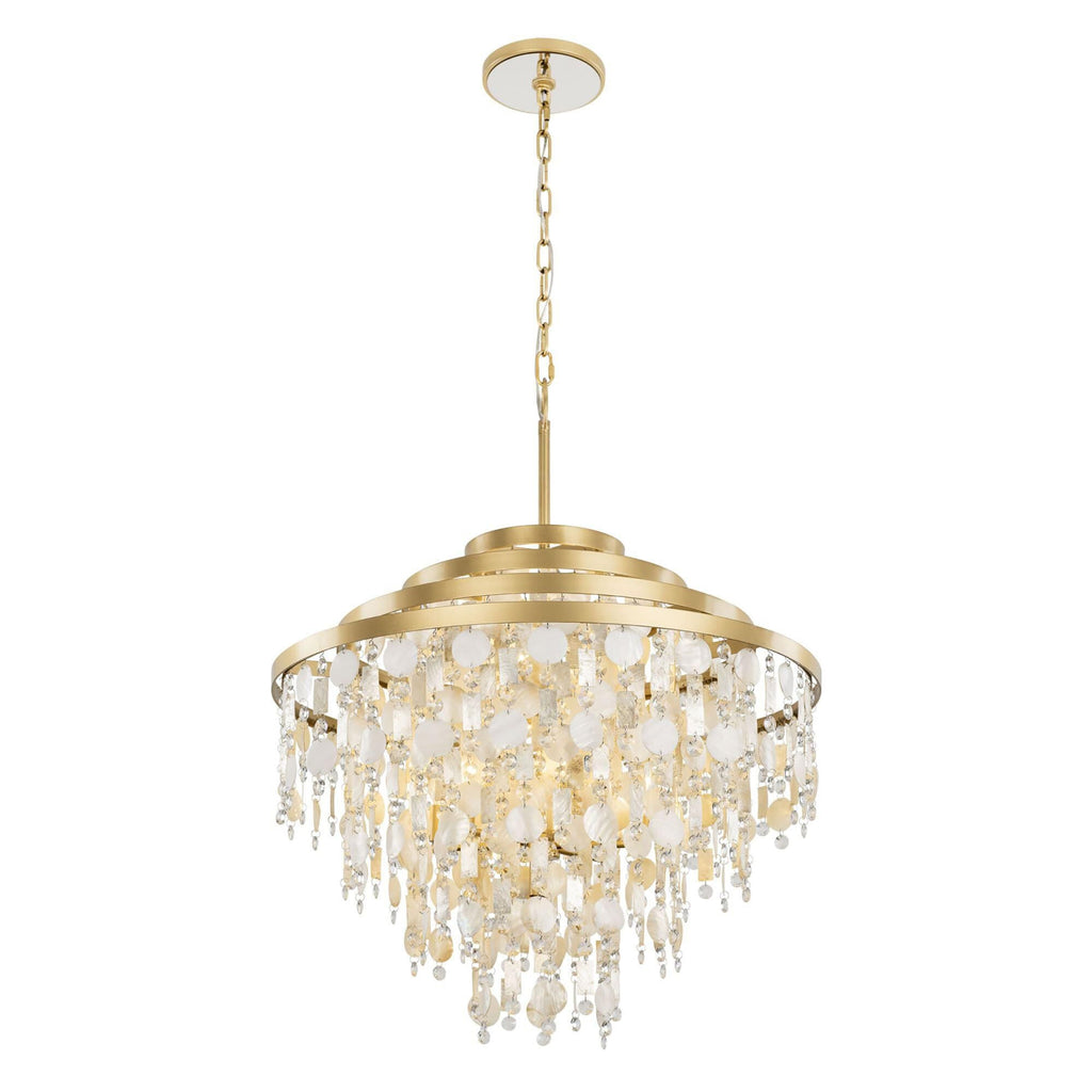 Varaluz Kalani 28 Inch 10 Light Chandelier Cp782854