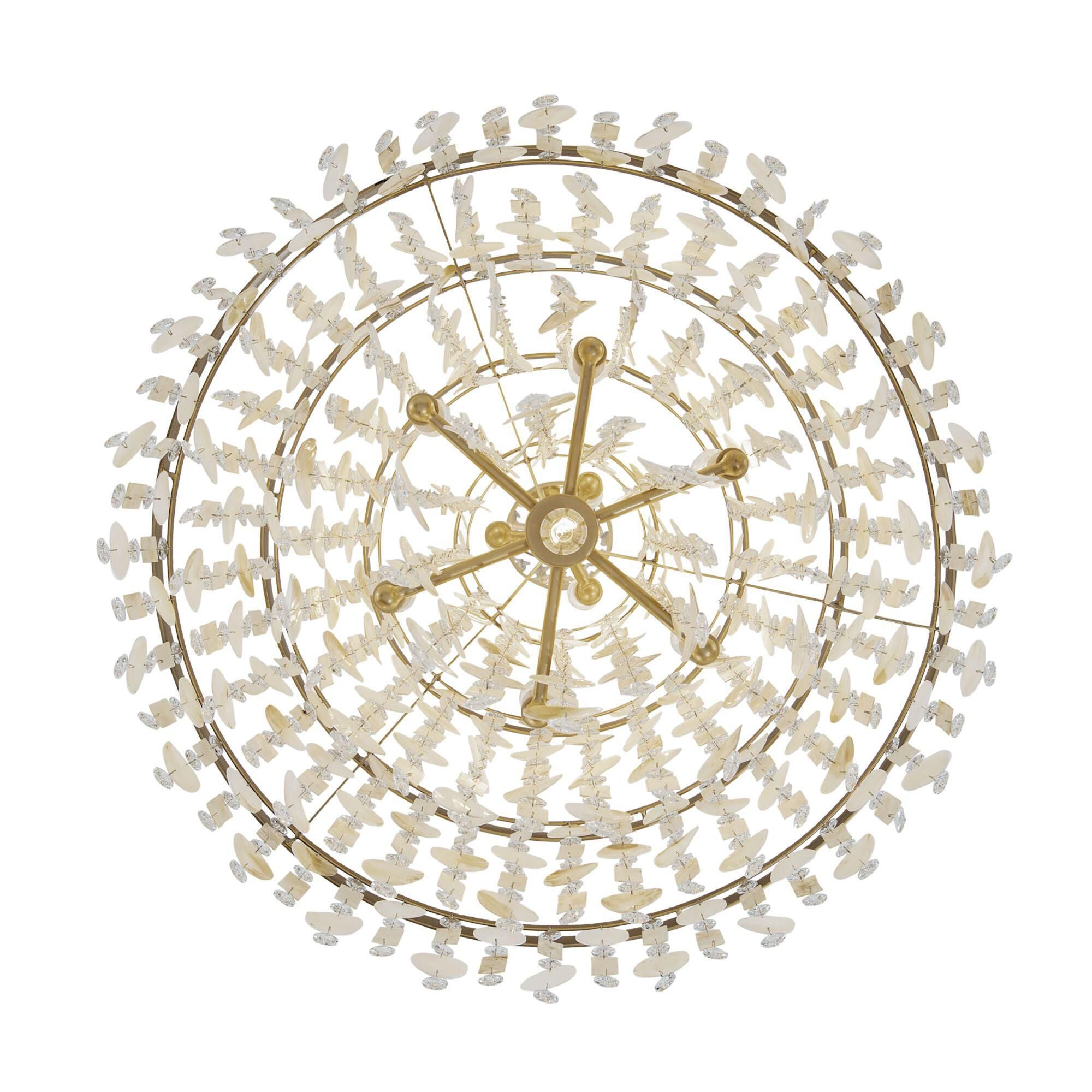 Varaluz Kalani 28 Inch 10 Light Chandelier Cp782854