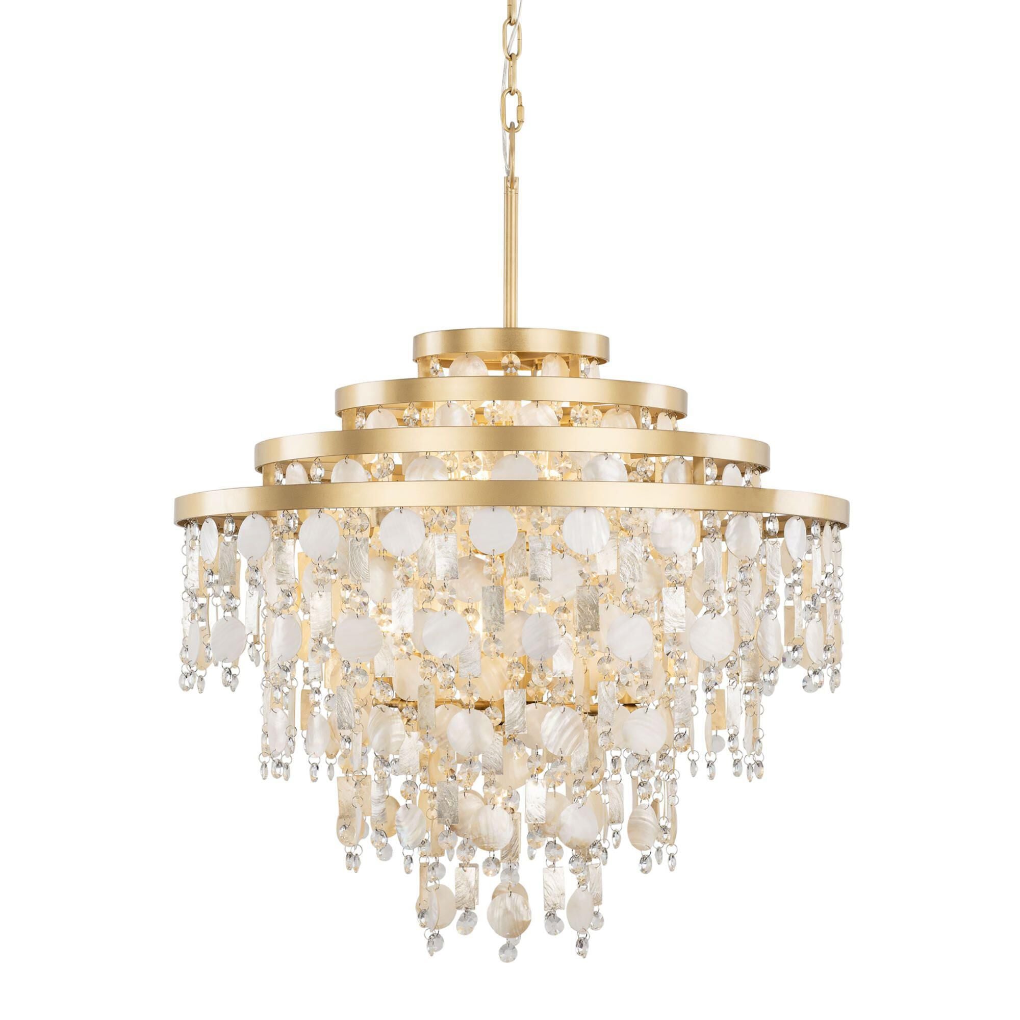 Varaluz Kalani 28 Inch 10 Light Chandelier Cp782854