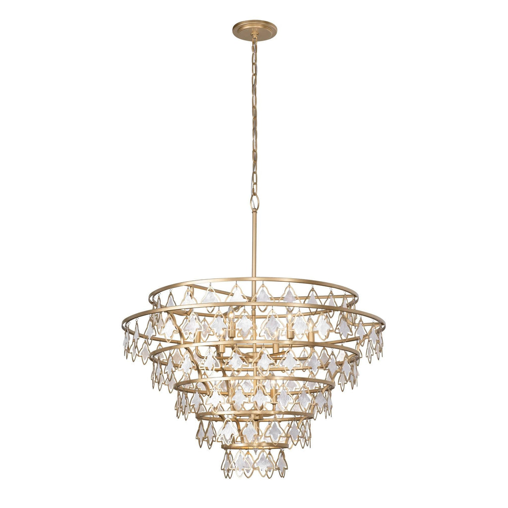 Varaluz Fleur 36 Inch 10 Light Chandelier Cp791455