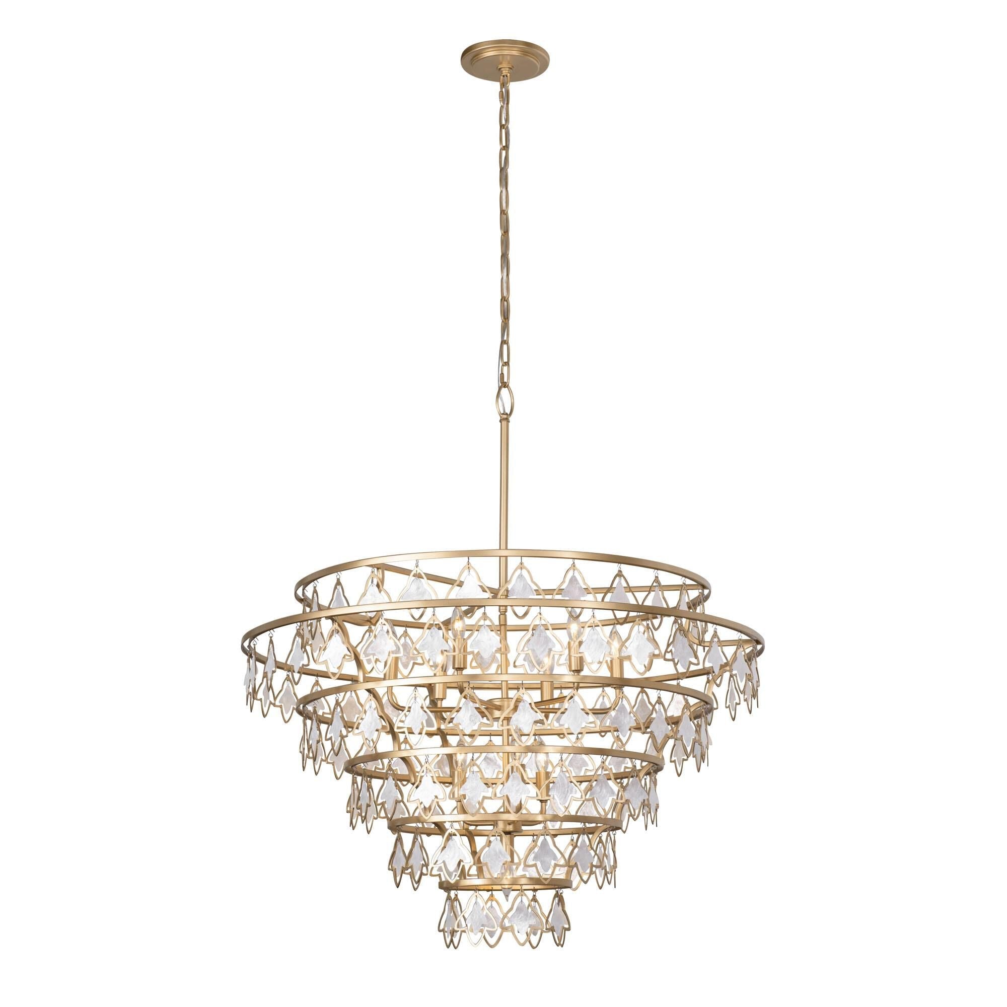 Varaluz Fleur 36 Inch 10 Light Chandelier Cp791455