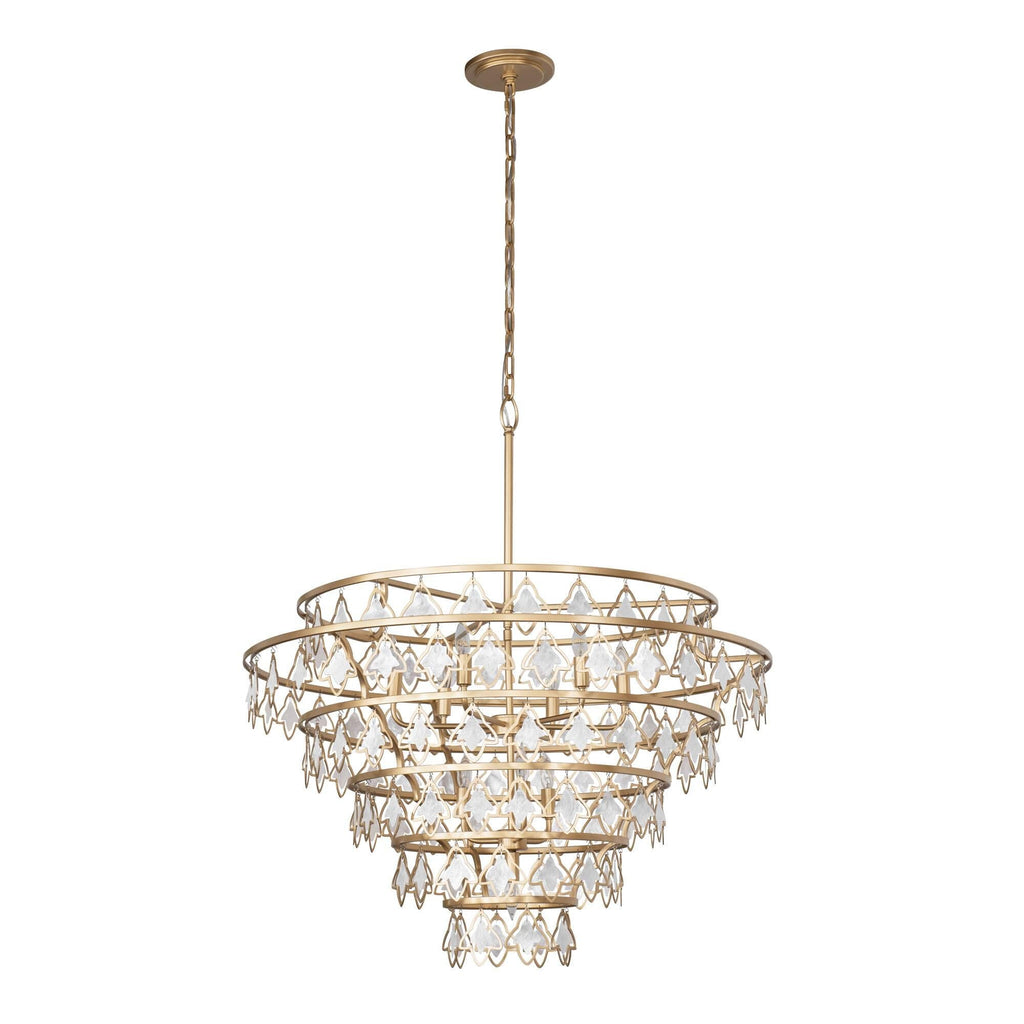 Varaluz Fleur 36 Inch 10 Light Chandelier Cp791455