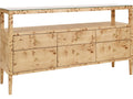 Jordan Rectangular Wood Brown Console Table