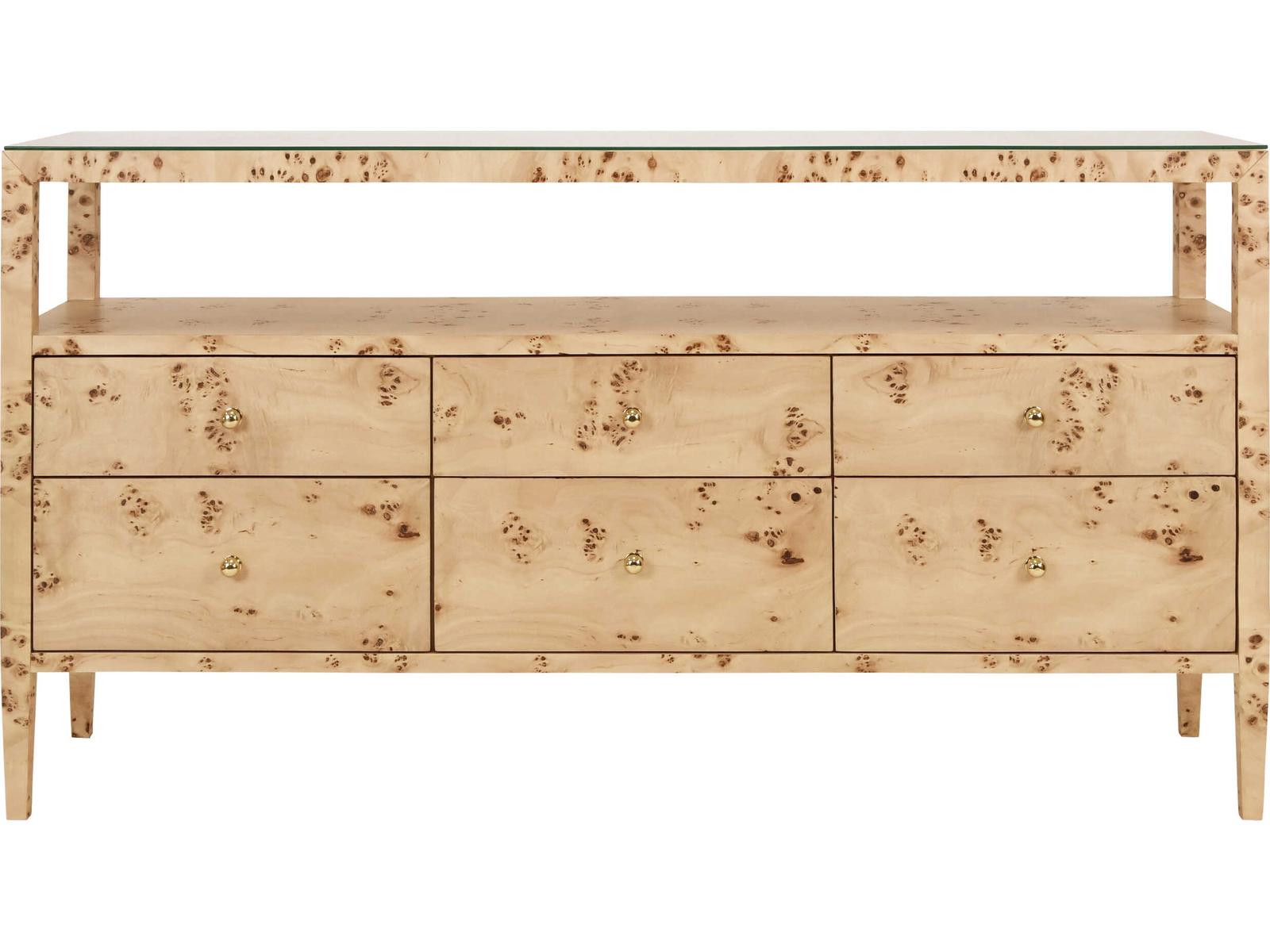 Jordan Rectangular Wood Brown Console Table