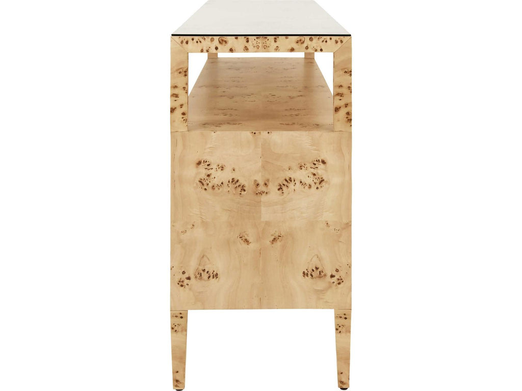 Jordan Rectangular Wood Brown Console Table