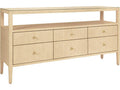 Jordan Rectangular Wood Brown Console Table