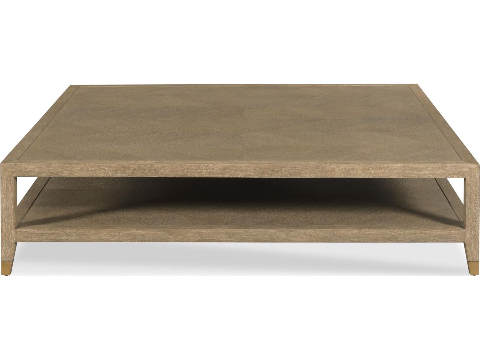 Maxwell Square Coffee Table Oak and Vintage Finish