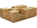 Furniture Plateau Rectangle Coffee Table in Auden Finish