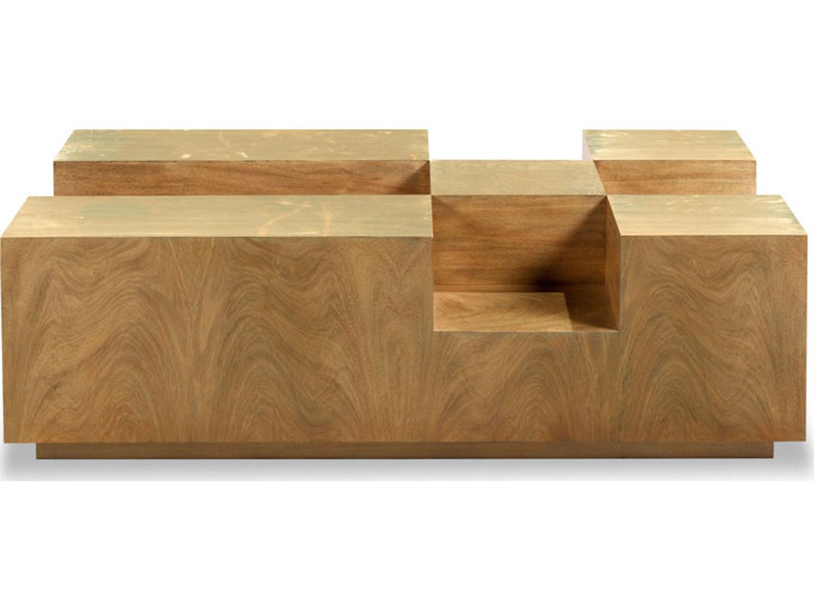 Furniture Plateau Rectangle Coffee Table in Auden Finish