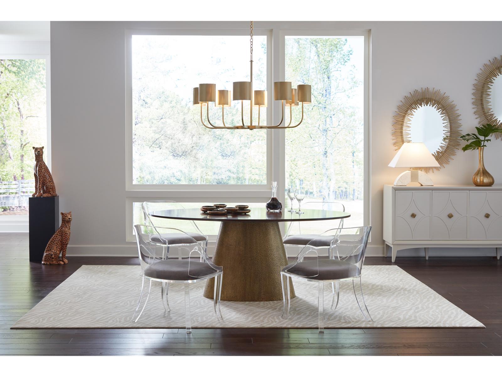 Wildwood 8-Light Castle Yard Chandelier in Antique Brass