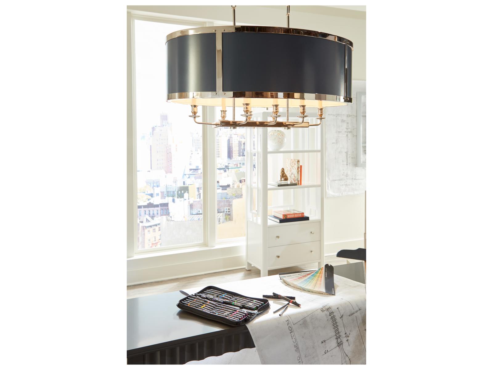 Wildwood High Street 8-Light Chandelier in Polished Nickel