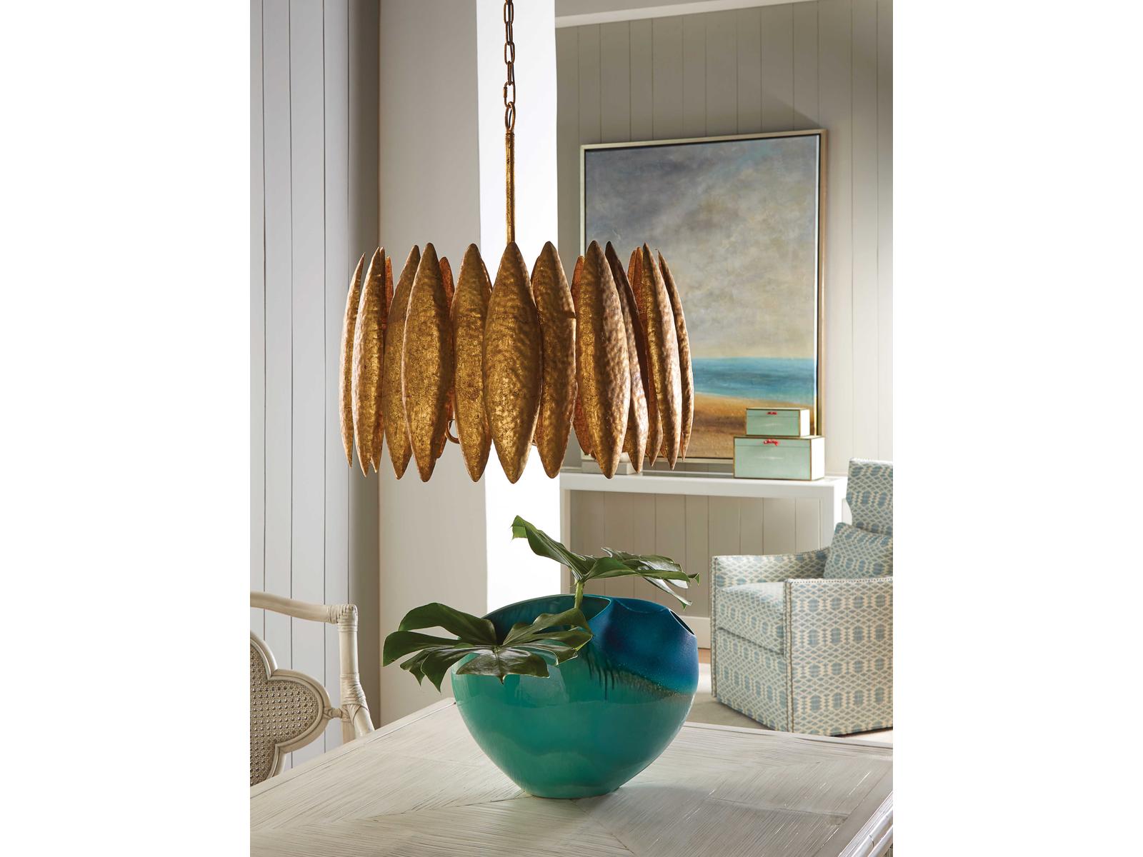 Wildwood Ryland 4-Light Chandelier in Antique Gold Leaf