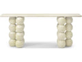 Marbella Console Table in Beige Travertine