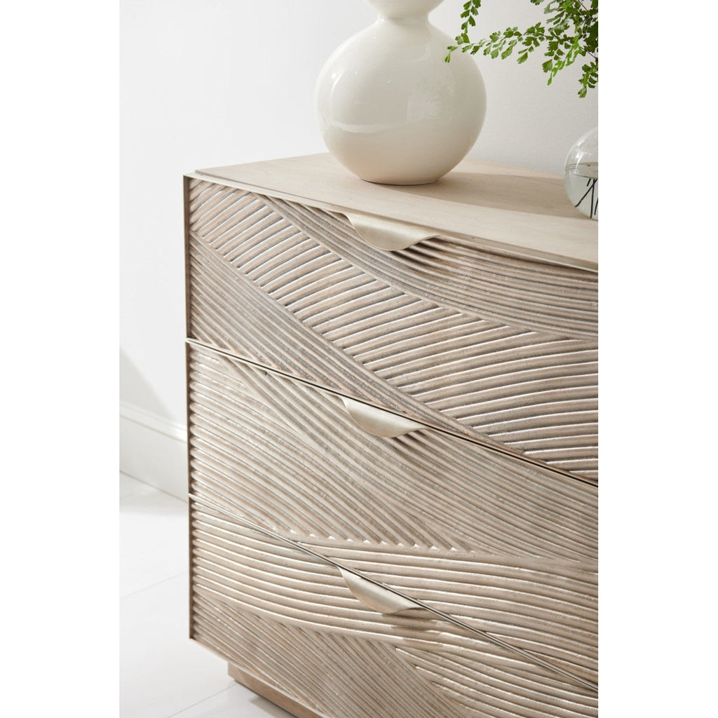 Jonathan Charles Capillary Cast Metal Texture Double Dresser (500393-BLO-SFM)