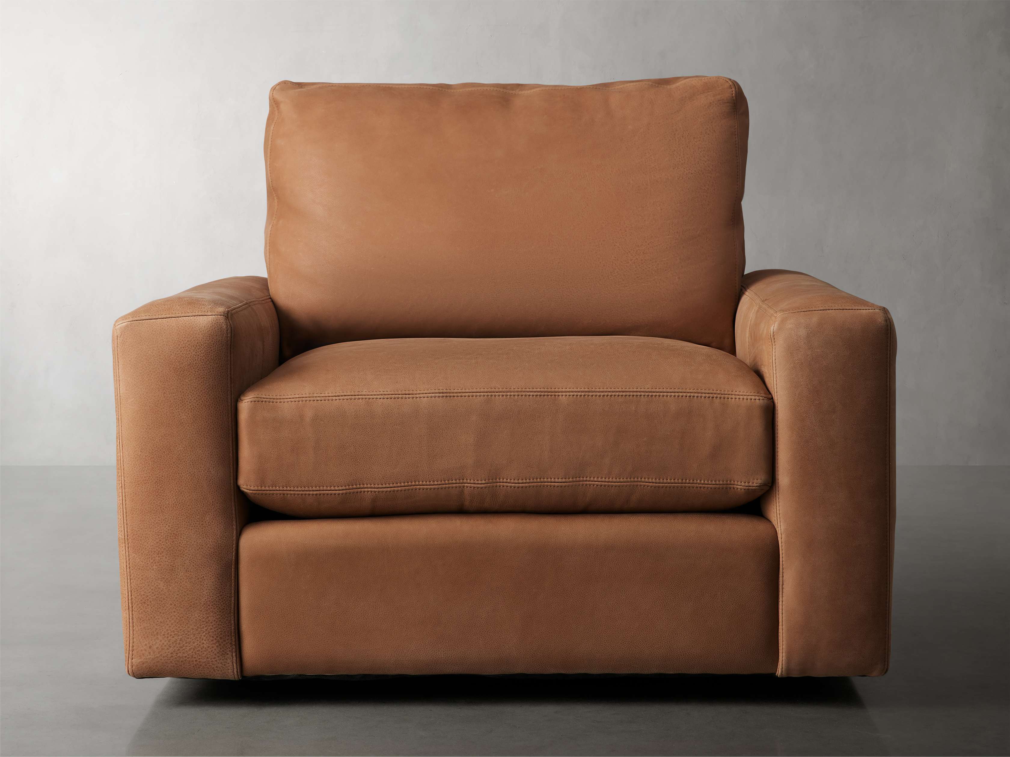 Remington Leather Swivel Chair