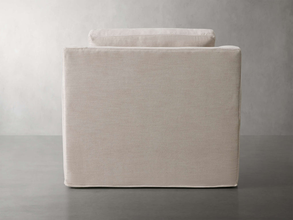 Ashby Slipcovered Swivel Chair