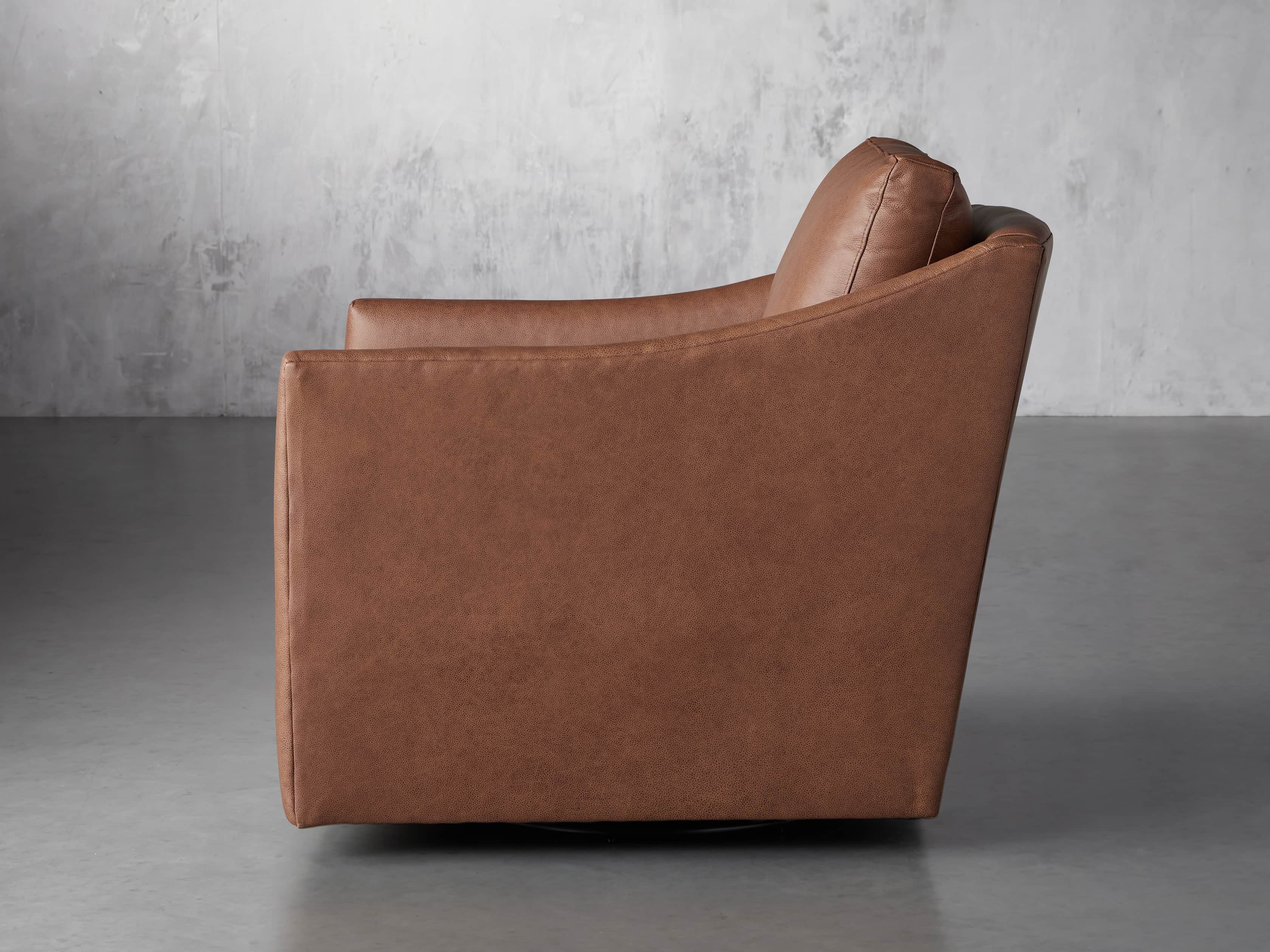 Branson Leather Swivel Chair