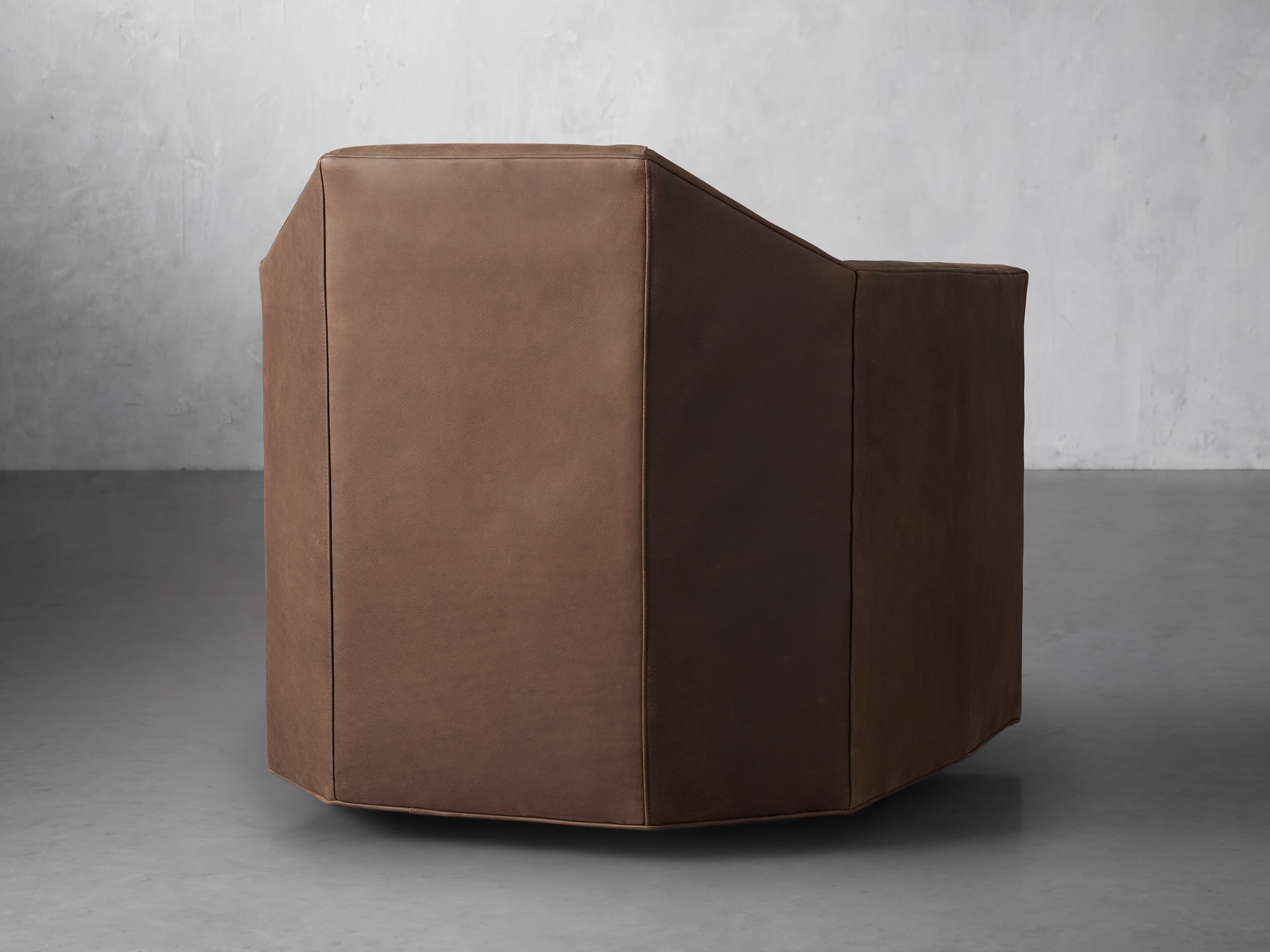 Marina Leather Swivel Chair