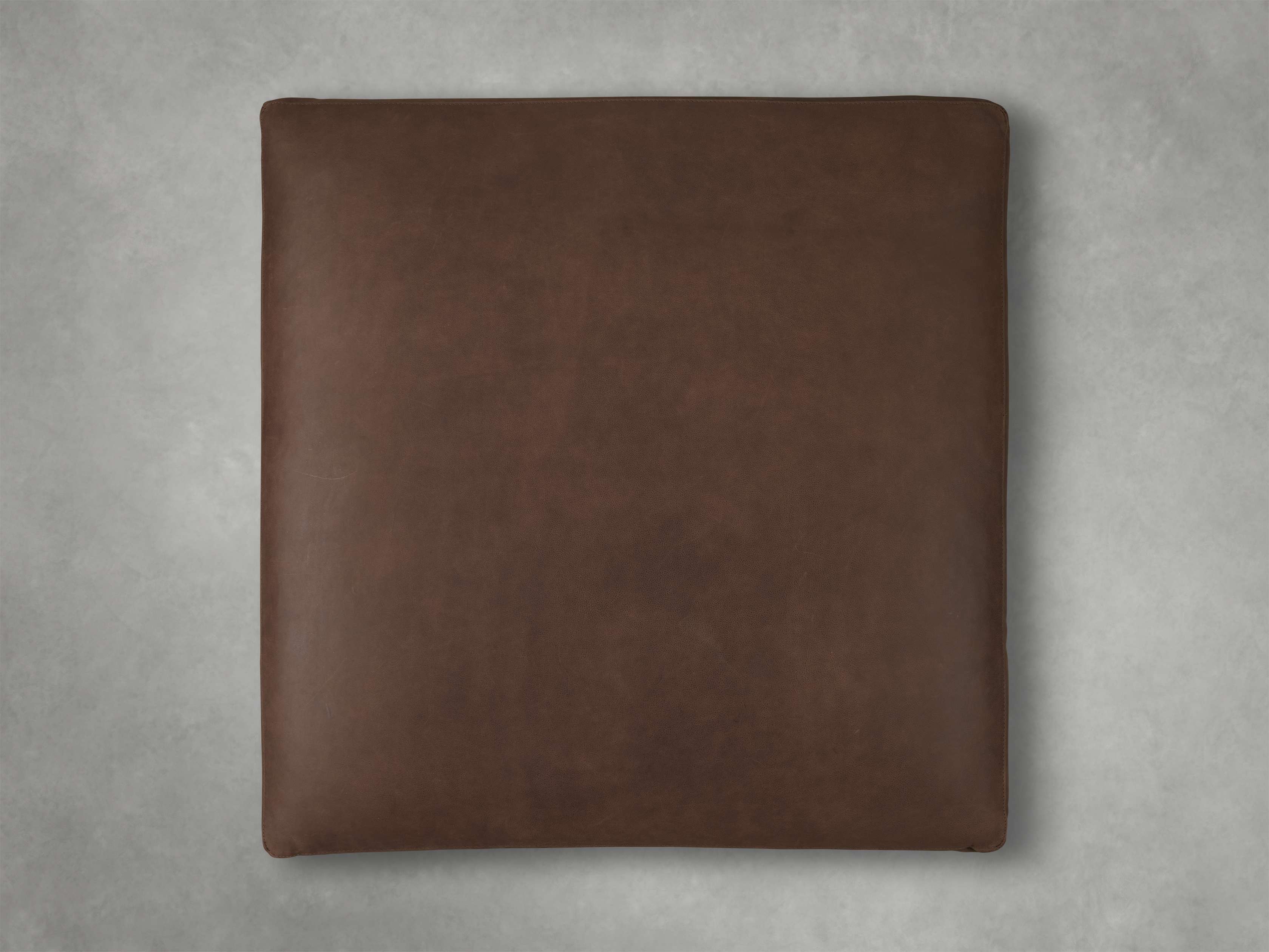 Vernon Leather Ottoman