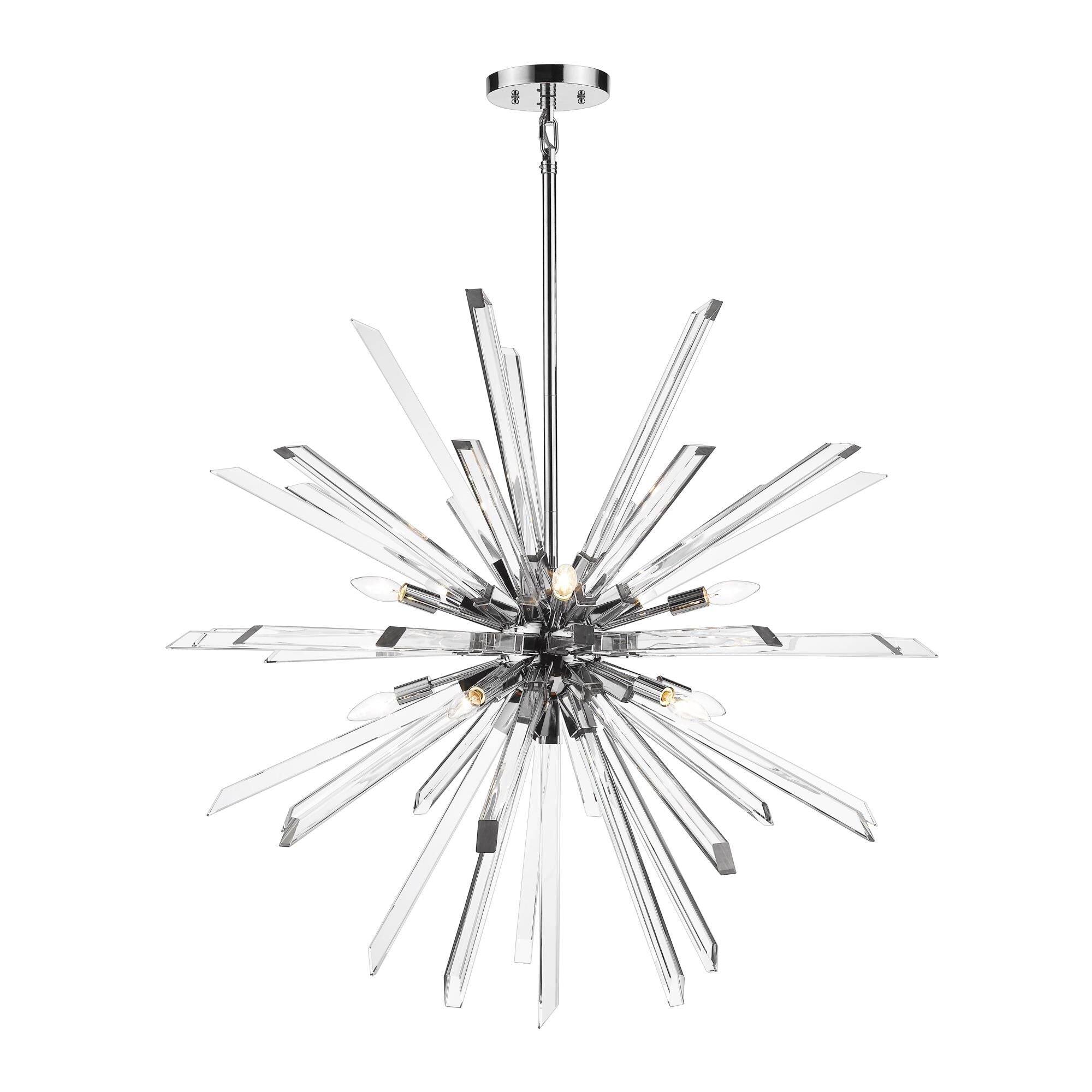 Z Lite Burst 41 Inch 10 Light Chandelier Cp478869