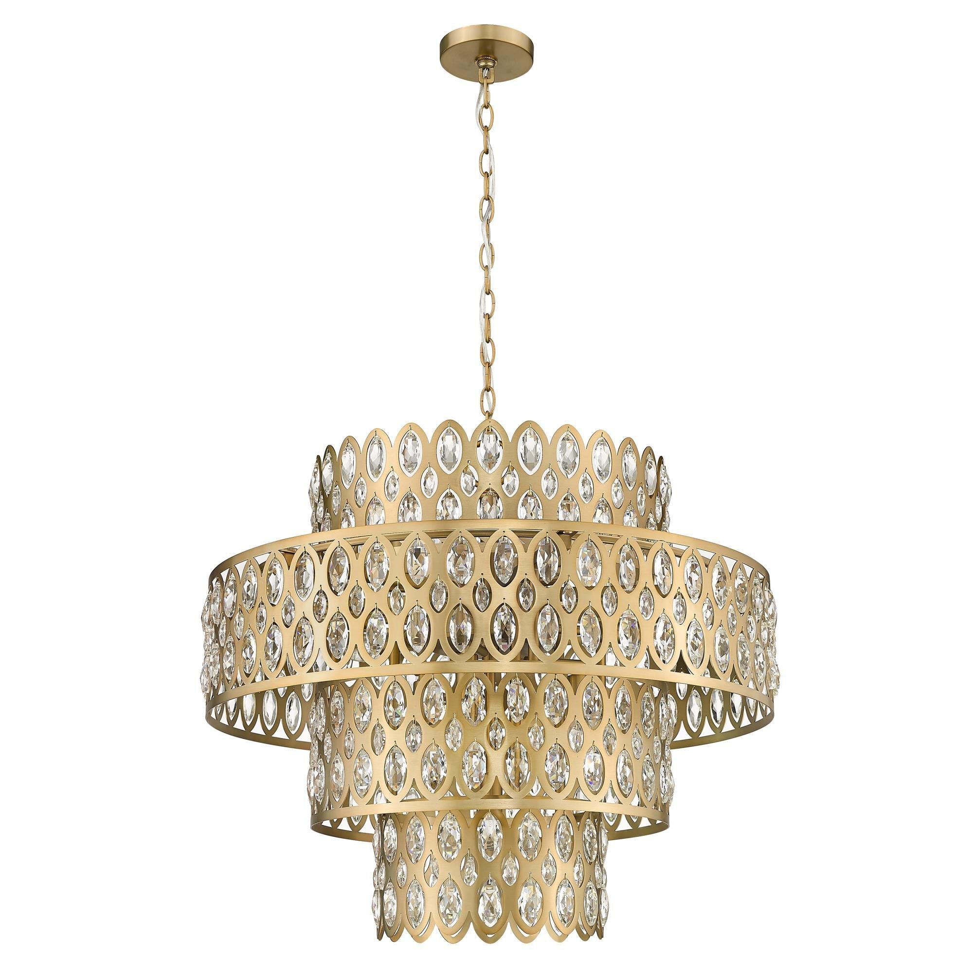 Z Lite Dealey 25 Inch 13 Light Chandelier Cp777274