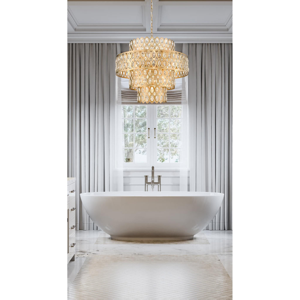 Z Lite Dealey 25 Inch 13 Light Chandelier Cp777274