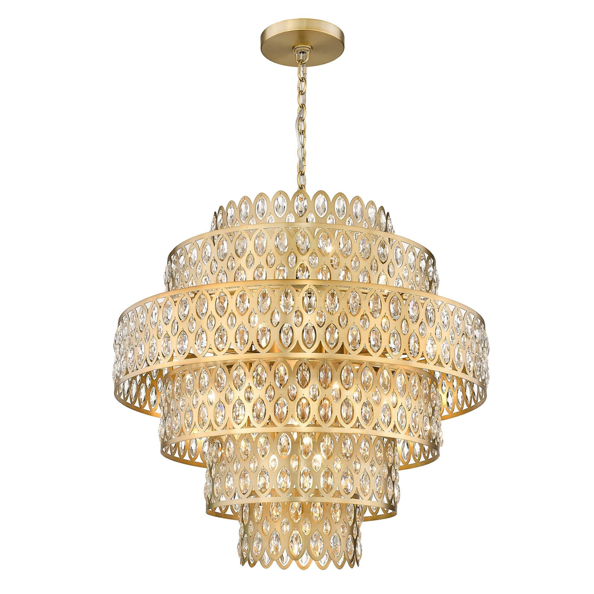 Z Lite Dealey 32 Inch 17 Light Chandelier Cp777278