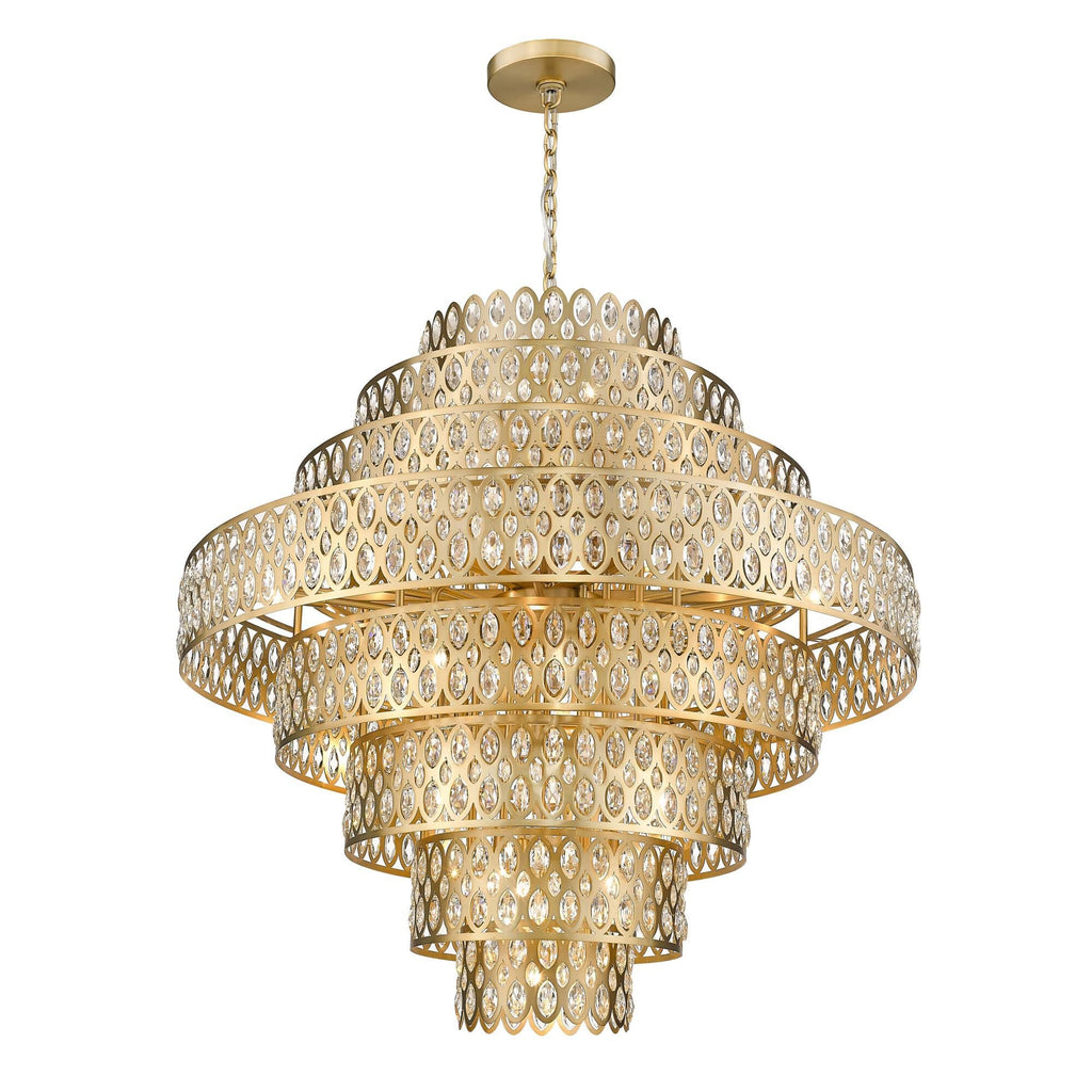 Z Lite Dealey 44 Inch 25 Light Chandelier Cp777281