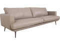 Moderna Grey Leather Sofa