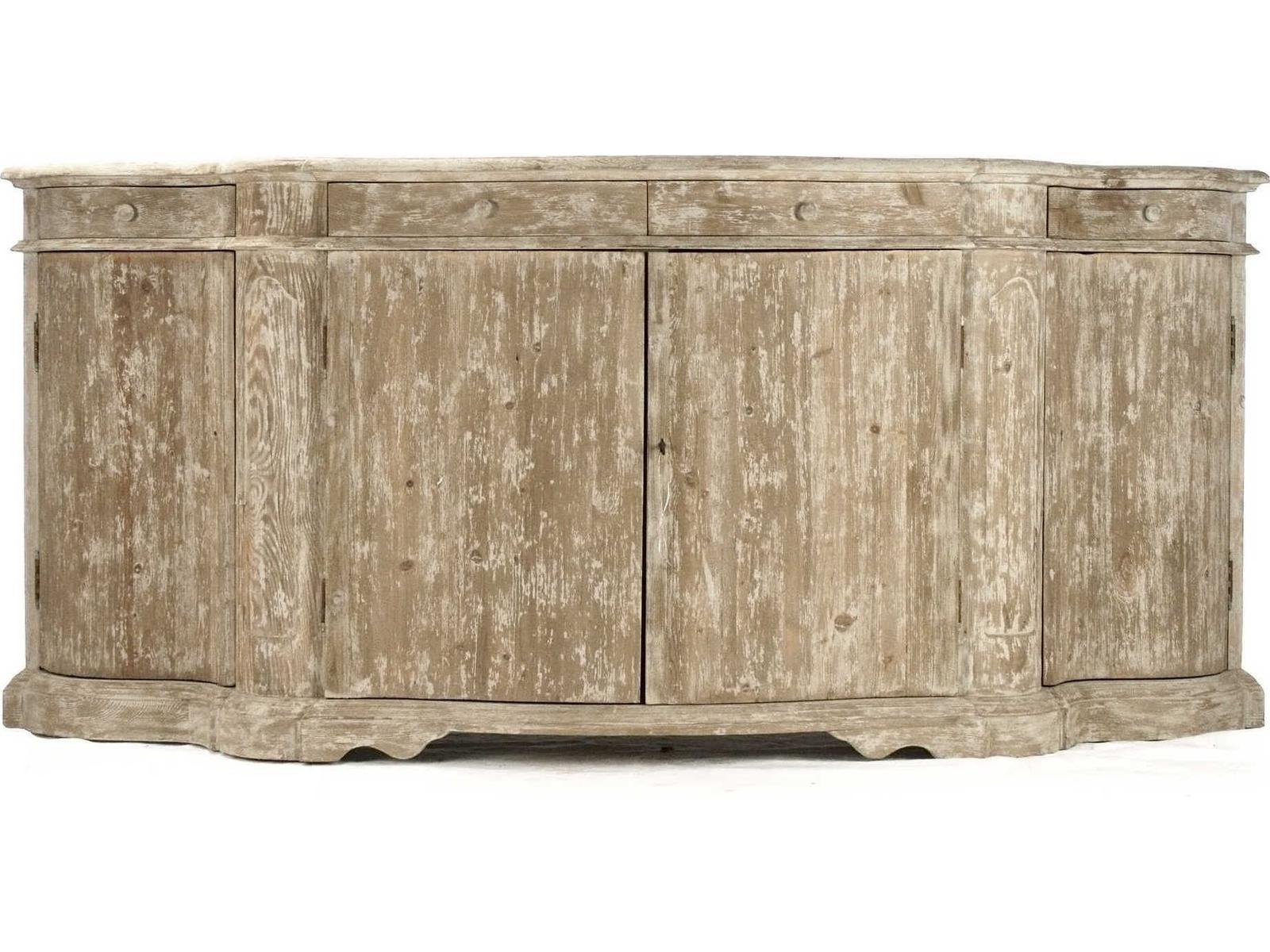 Marlon Distressed Wood Buffet Sideboard with Storage
